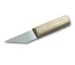 Нож сапожный, деревянная ручка